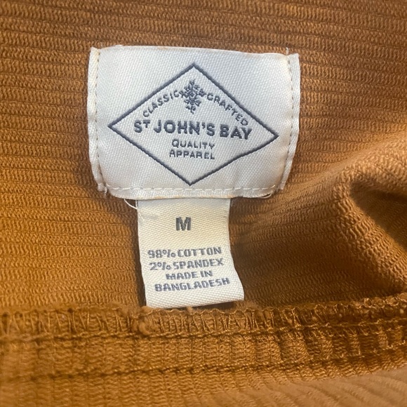 Medium corduroy russet long jacket 26inch long, women’s jacket, St.John’s Bay - Picture 3 of 10